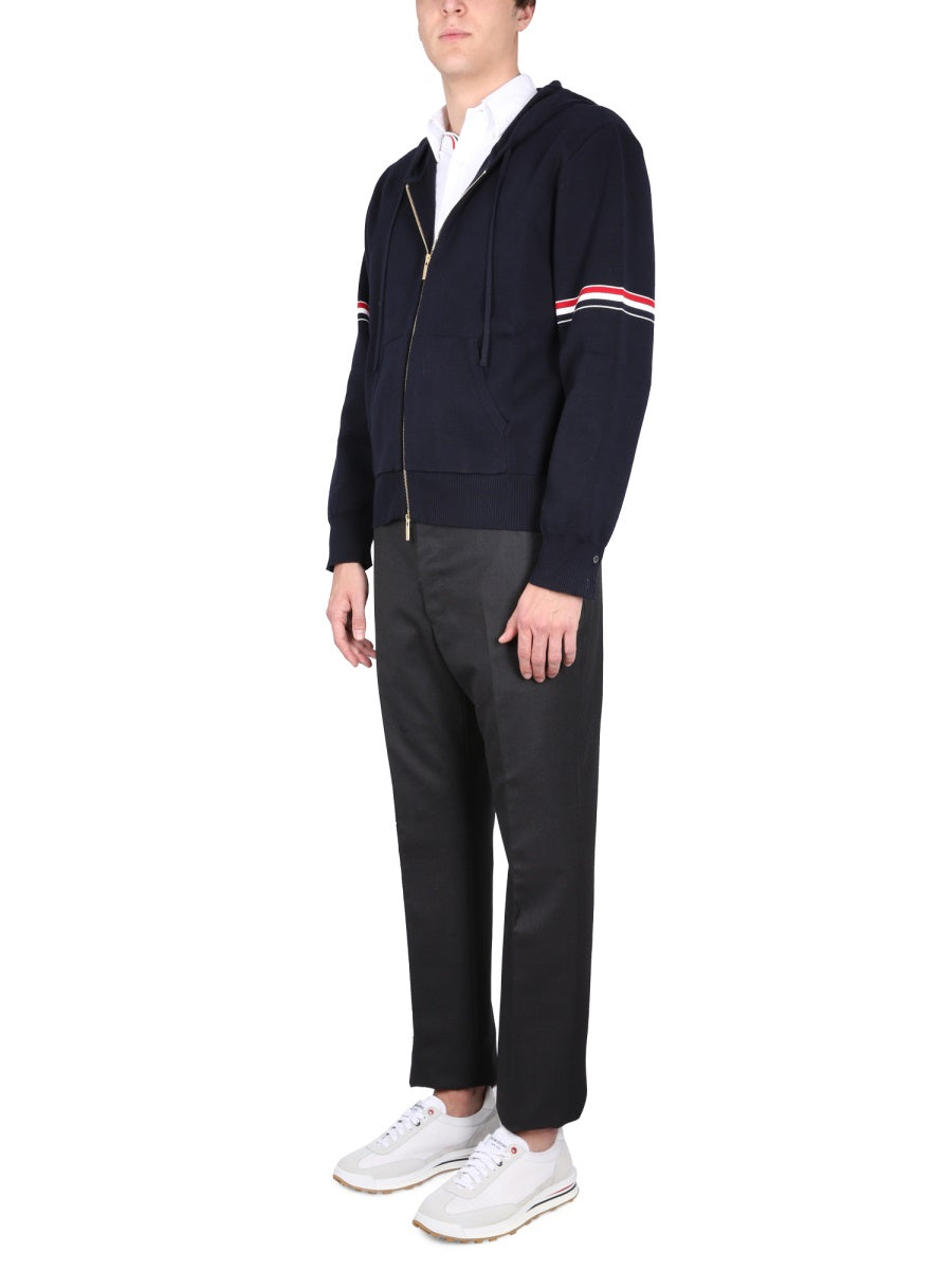 THOM BROWNE Drawstring Hoodie for Men - SS23 Collection