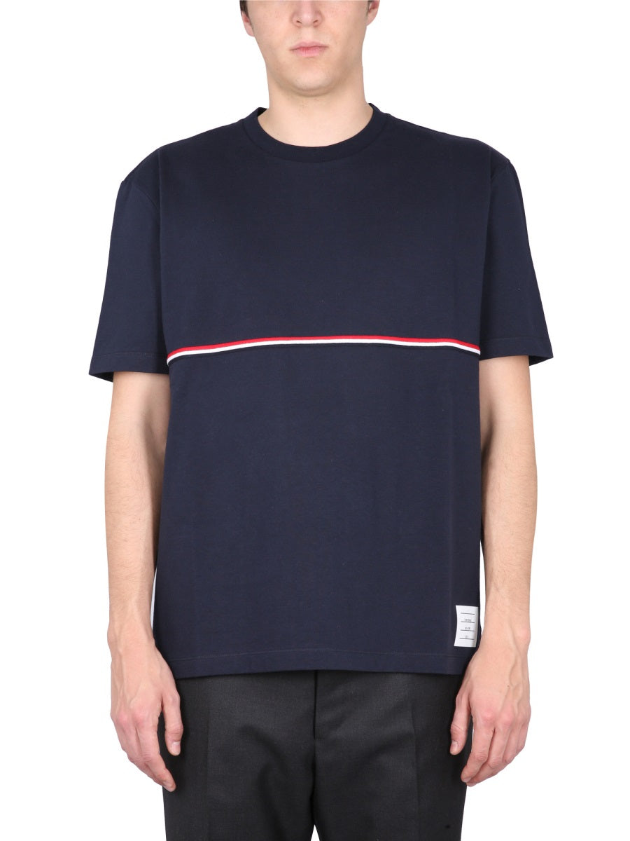 THOM BROWNE Men's Classic RWB Detail T-Shirt