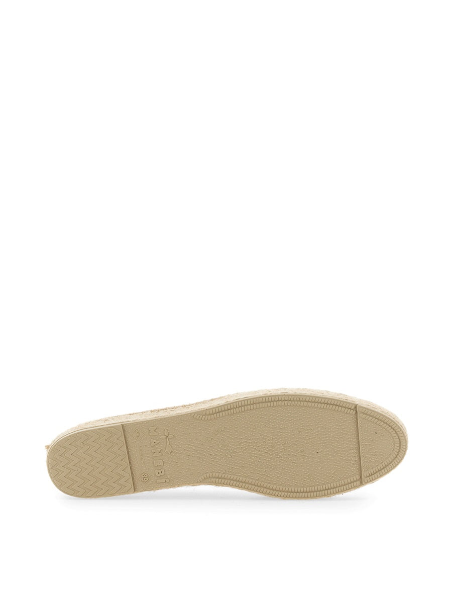MANEBI Double Jute Sole Espadrille Flats