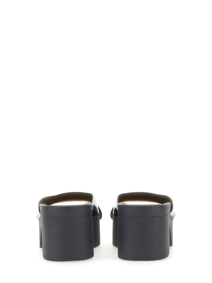 ALEXANDER WANG Platform Sandal with Square Toe - 8.5 CM Heel