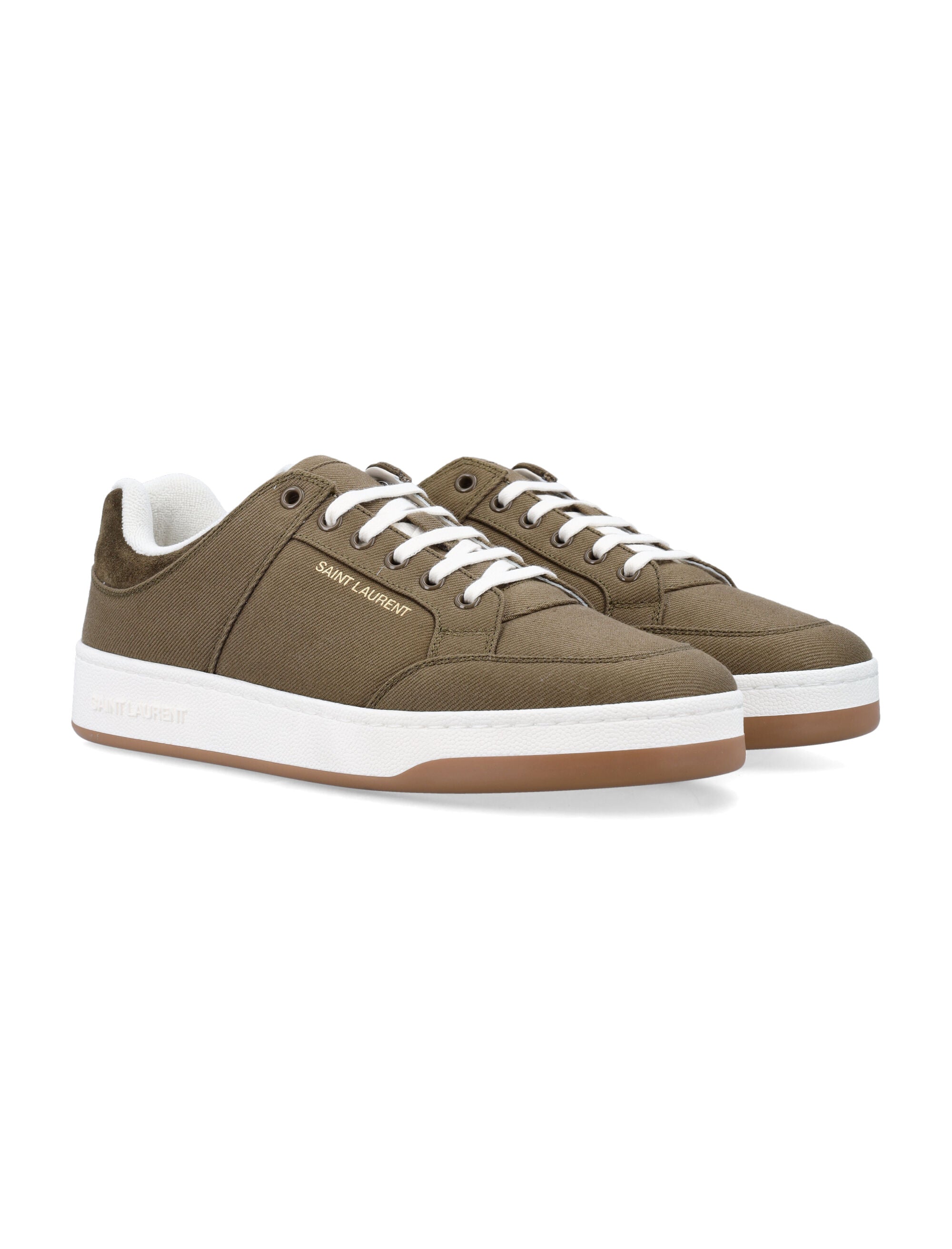 SAINT LAURENT Low Top Gabardine Sneaker