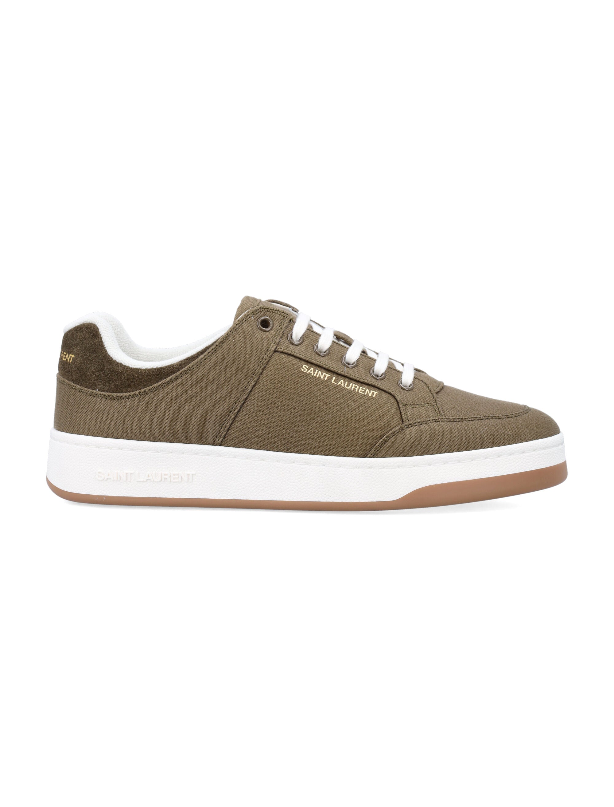 SAINT LAURENT Low Top Gabardine Sneaker