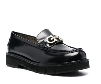 Ferragamo Leather Slip-On Shoes for Women - SS24 Collection