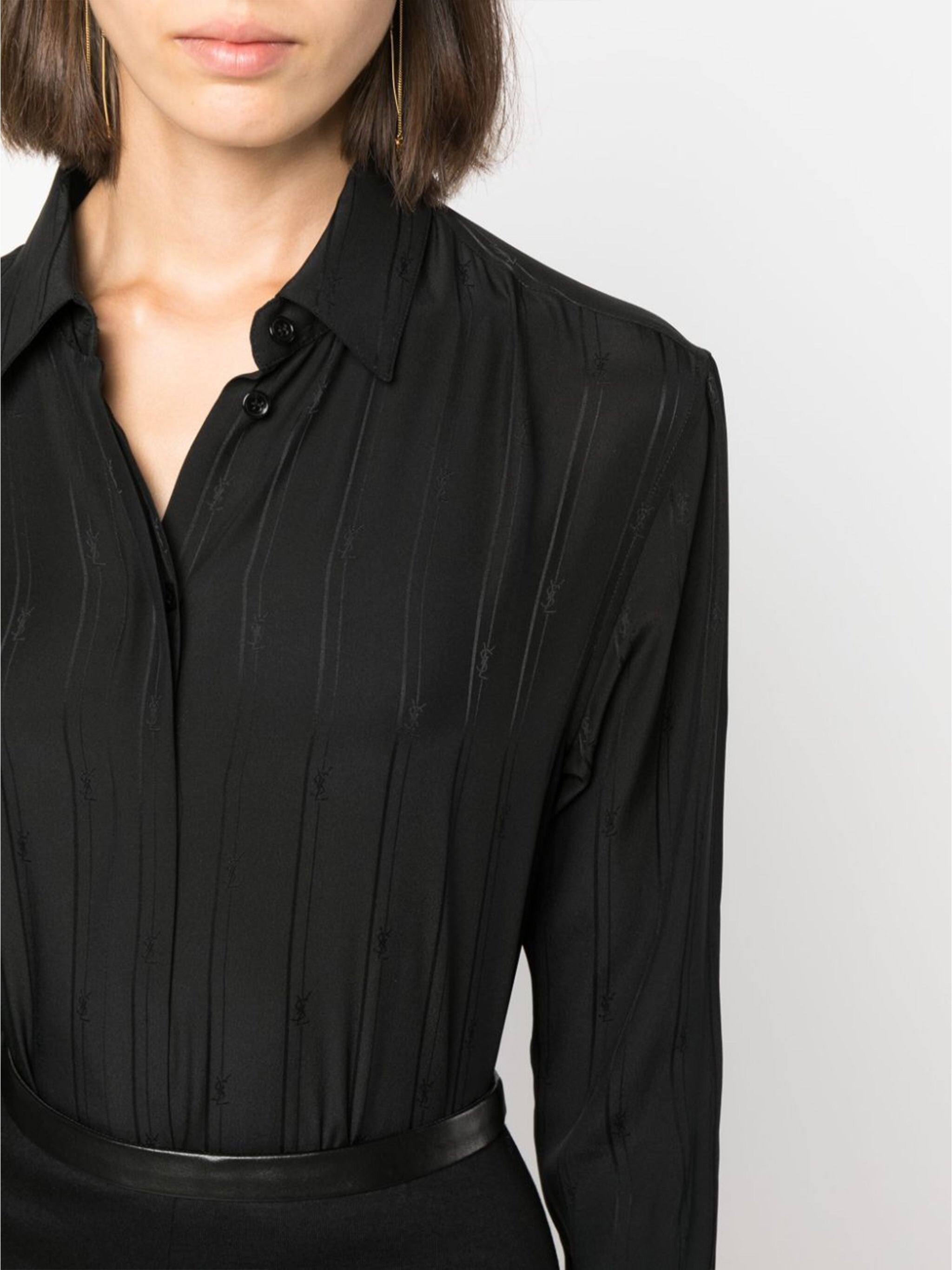 SAINT LAURENT Silk Shirt for Women - FW23 Collection