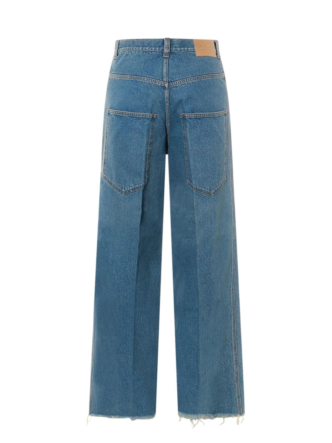 GUCCI Cotton Jeans with Maxi Pockets for Men - SS24