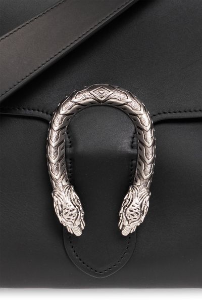 GUCCI Medium Shoulder Handbag with Tiger Head Fastening