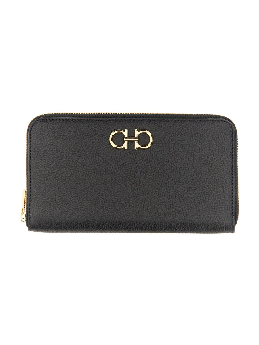 Ferragamo Mini Gancini Hook Wallet