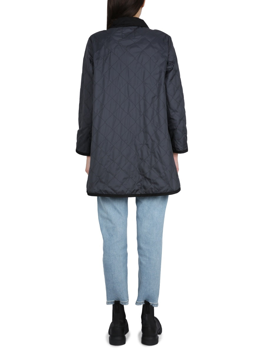 LAVENHAM Classic Velvet Contrast Women's Nylon Jacket