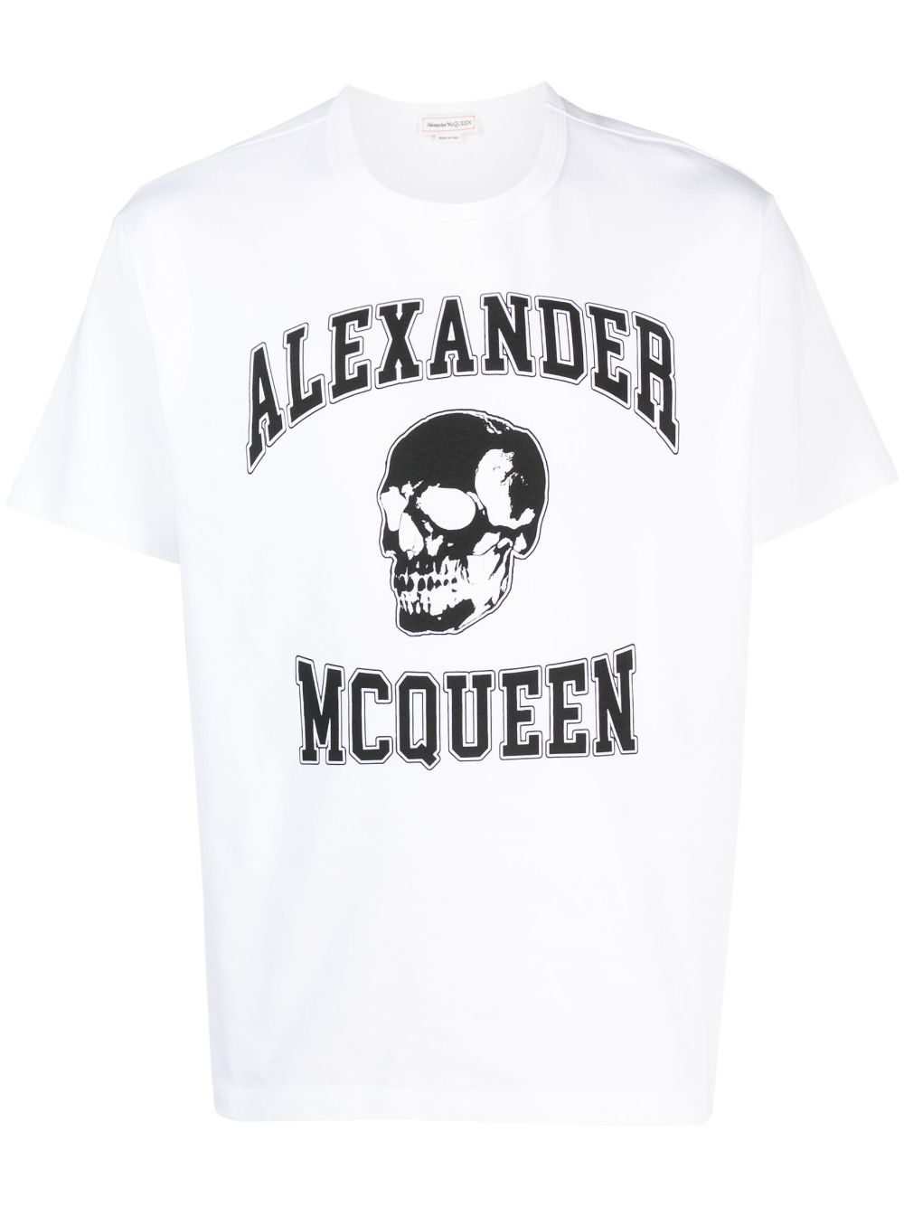 ALEXANDER MCQUEEN Skull Logo T-Shirt - Regular Fit, Size L