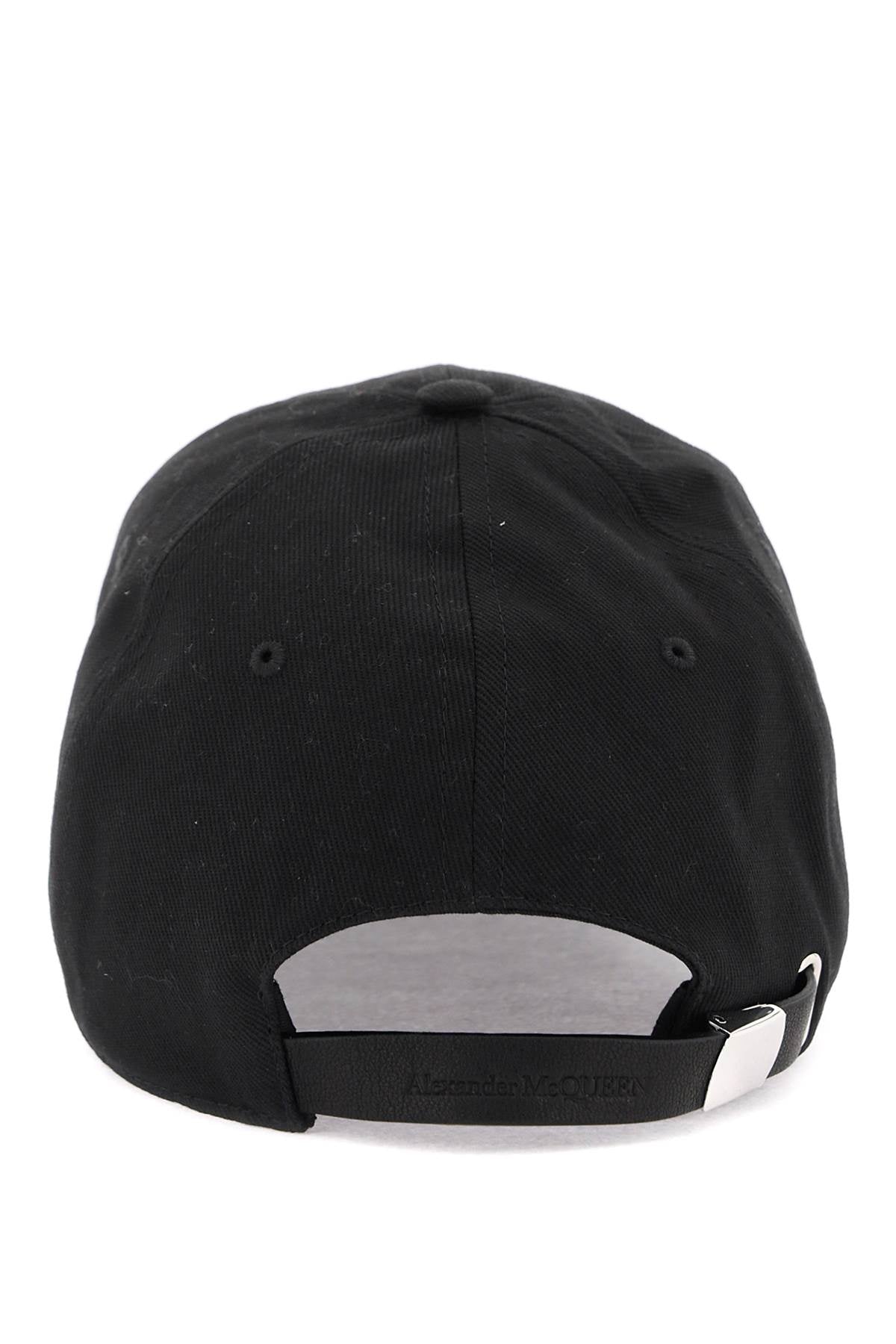 ALEXANDER MCQUEEN Cotton Varsity Skull Baseball Cap