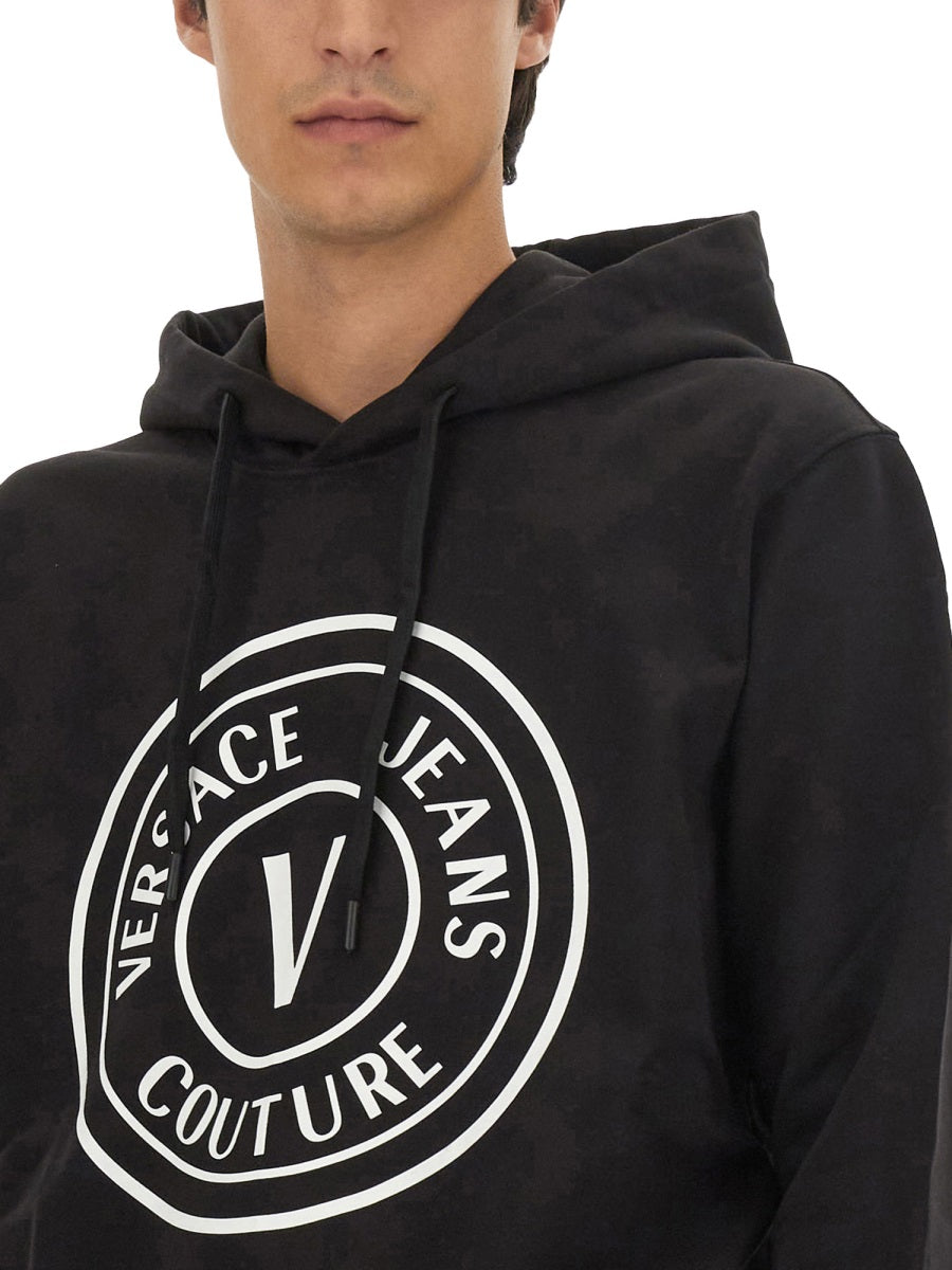 VERSACE JEANS COUTURE Logo Sweatshirt - Regular Fit, Size L