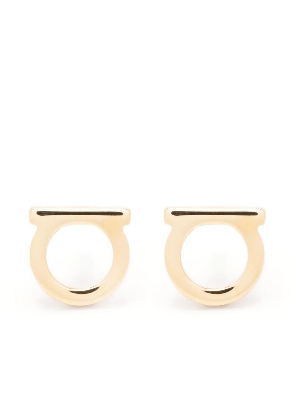 Ferragamo Mini Gancini Hook Earrings