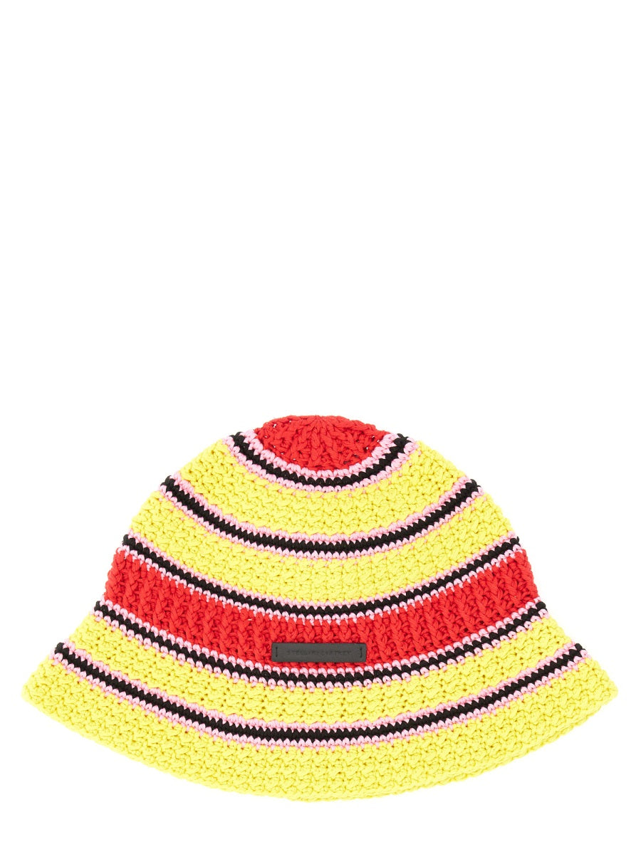 STELLA McCARTNEY Crochet Bucket Hat for Women