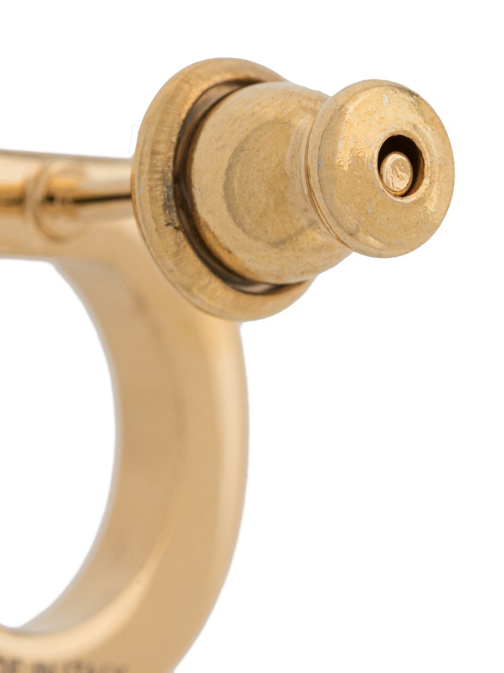 Ferragamo Gancini Hook Mini Earrings with Crystals