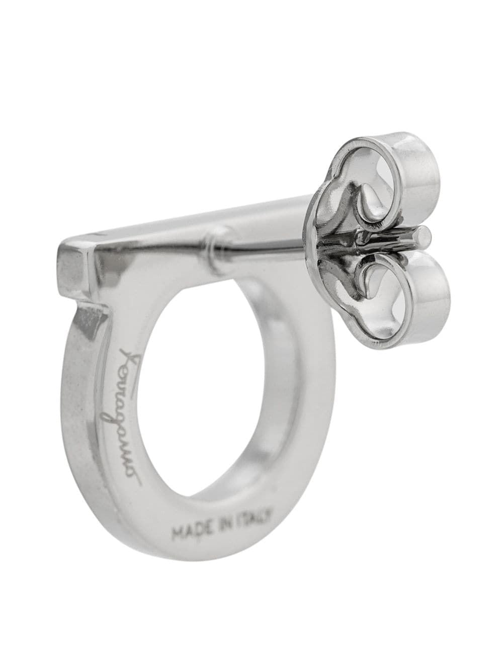 Ferragamo Gancini Hook Mini Crystals Earrings