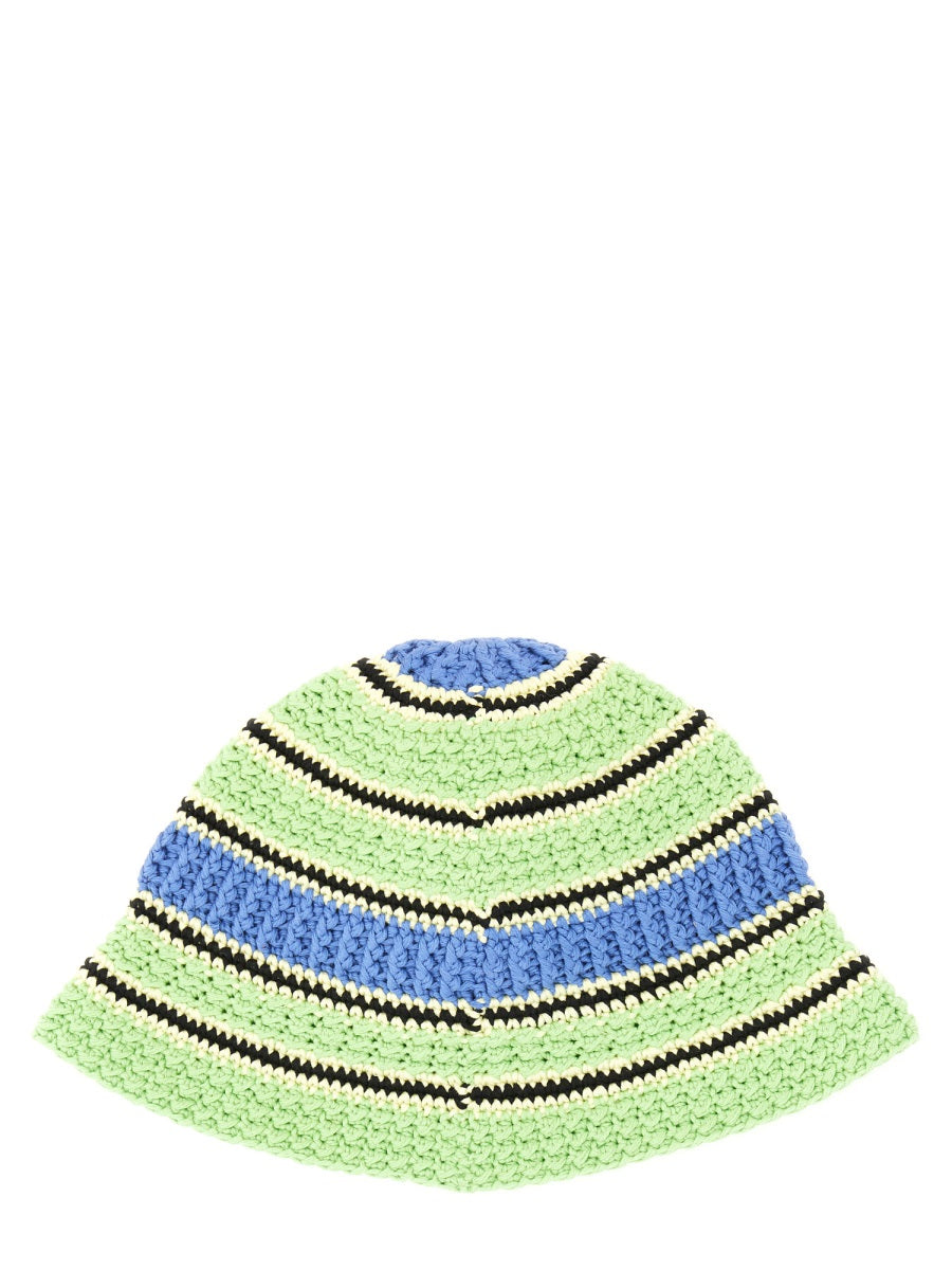 STELLA McCARTNEY Crochet Bucket Hat for Women - SS23
