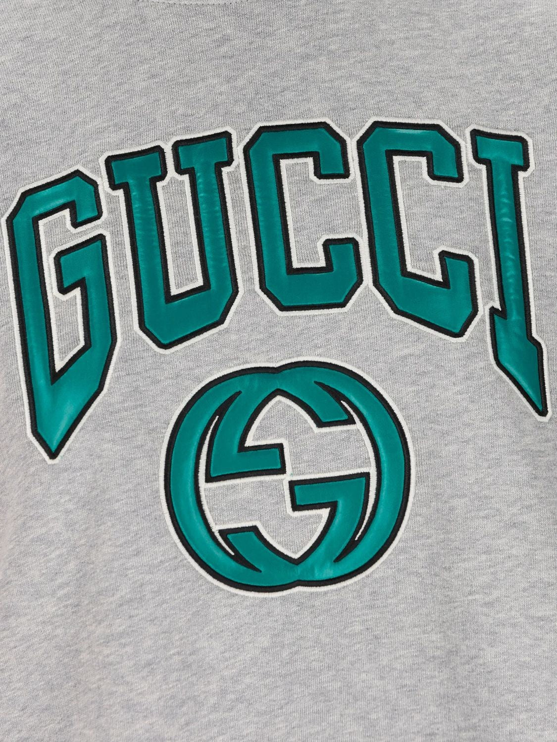 GUCCI Oversized Embroidered Sweatshirt - Size S