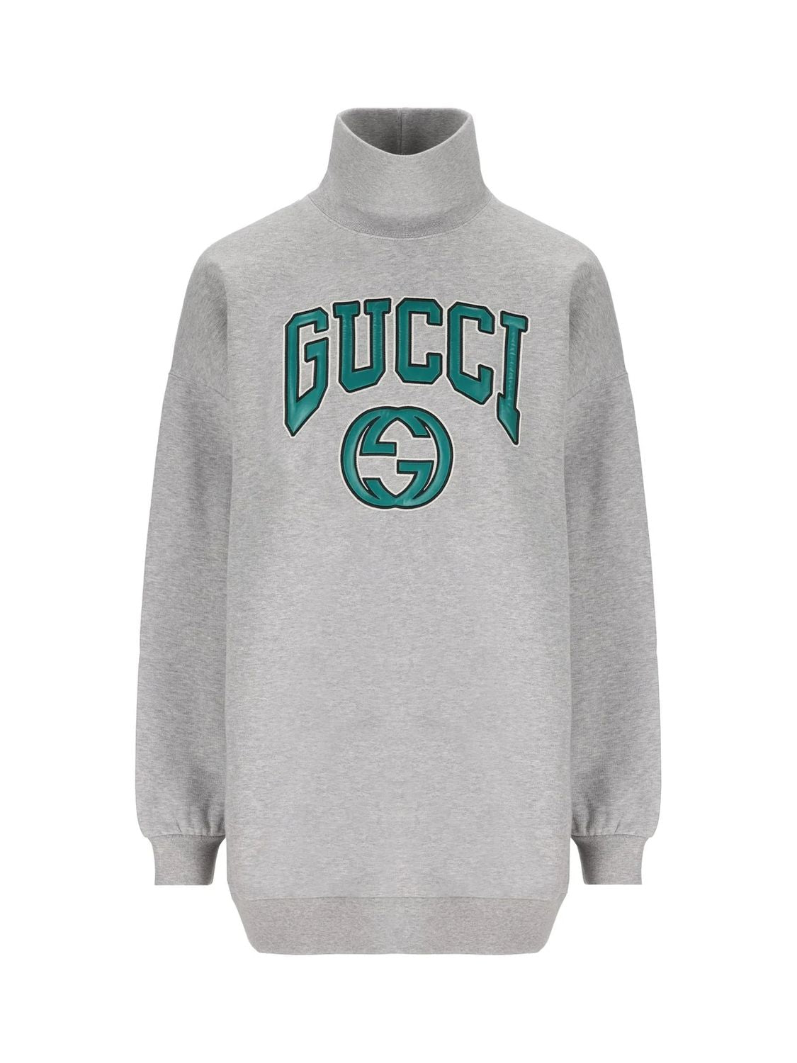GUCCI Oversized Embroidered Sweatshirt - Size S