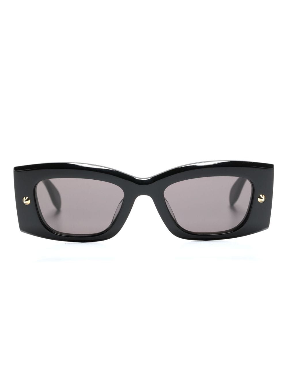 ALEXANDER MCQUEEN Spike Studs Rectangular-Frame Sunglasses