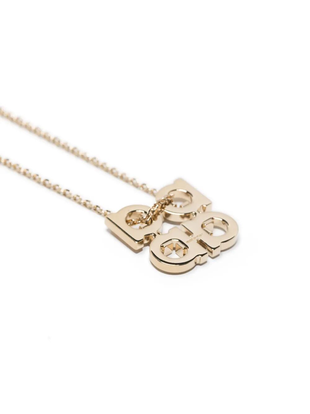 Ferragamo Gancini Hook Mini Necklace