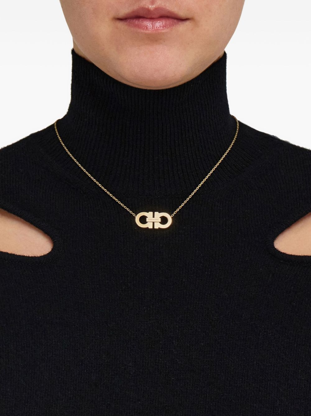 Ferragamo Crystal Ganci Necklace