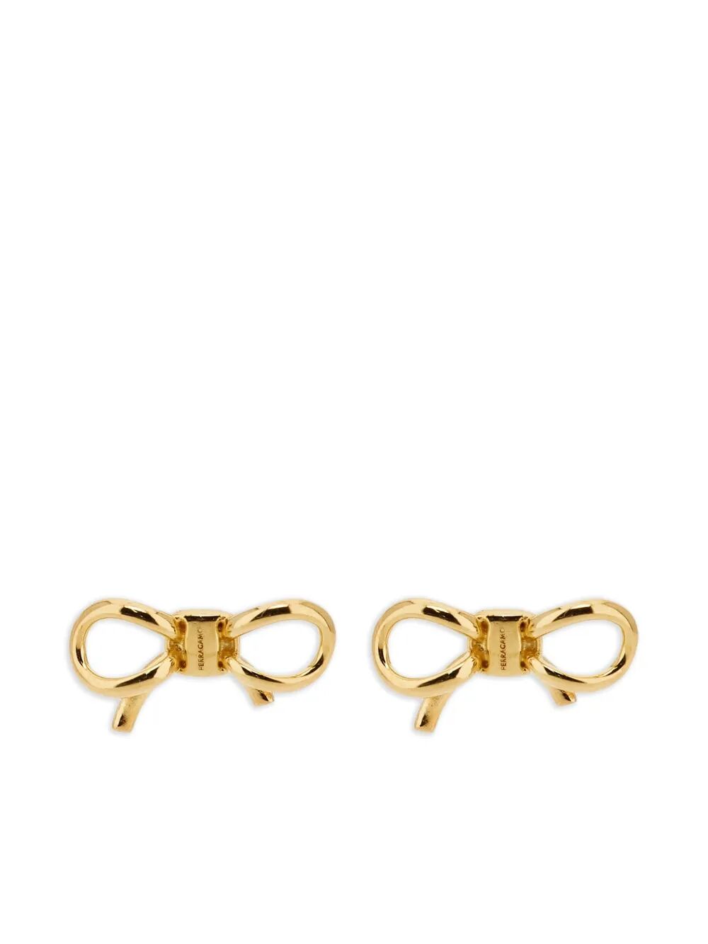 Ferragamo Elegant Bow Stud Earrings for Women