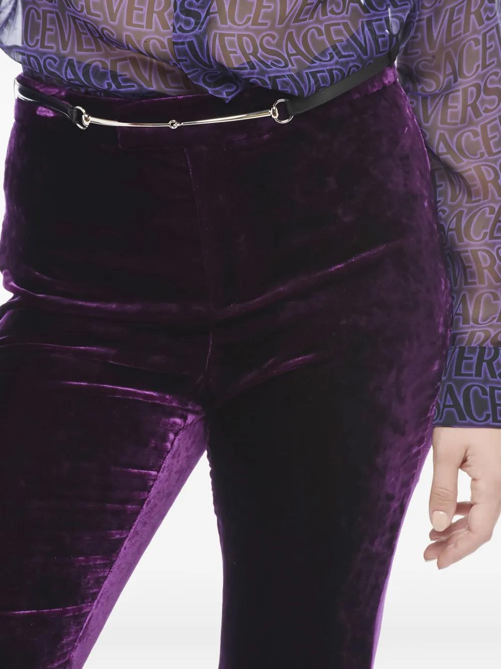 GUCCI Luxurious Velvet Pants - Size 40