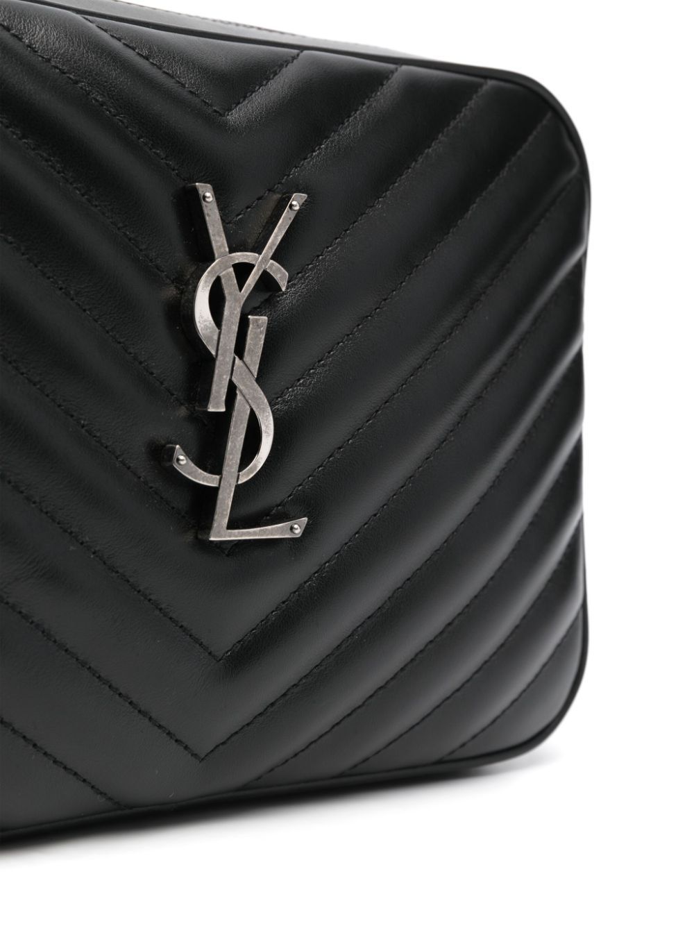 SAINT LAURENT Mini Domesticated Leather Camera Handbag