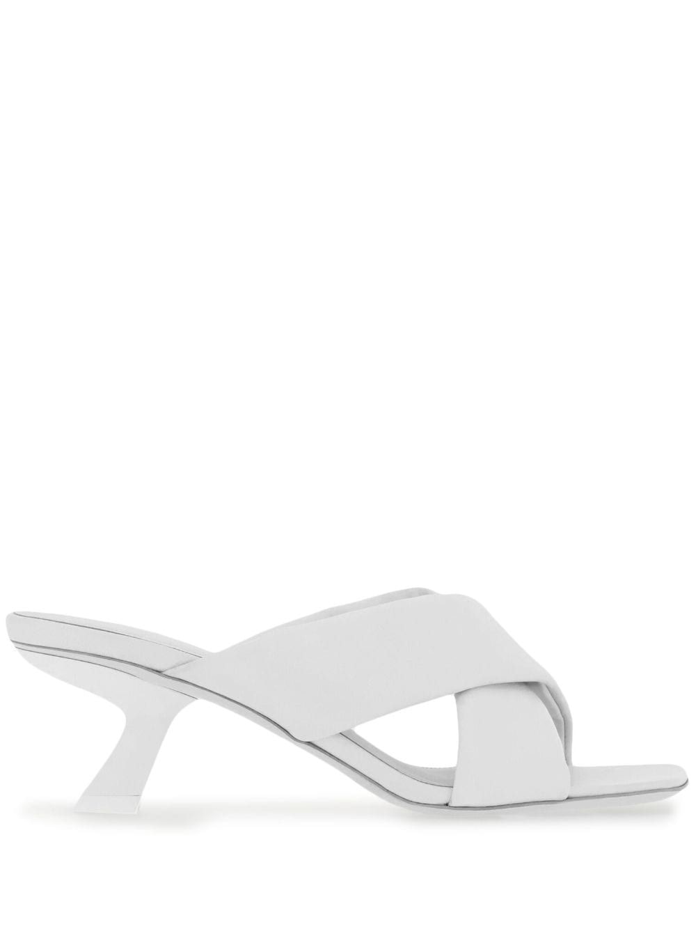 Ferragamo Crossover-Strap Detail Lambskin Flats - 55MM