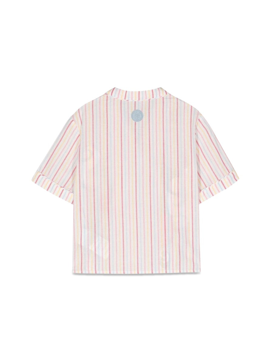 GCDS Mini Striped Shirt for Girls - SS23 Collection
