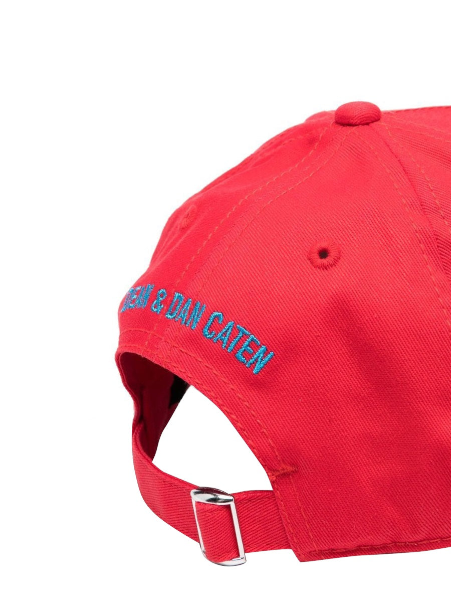 DSQUARED Embroidered Visor Hat for Kids