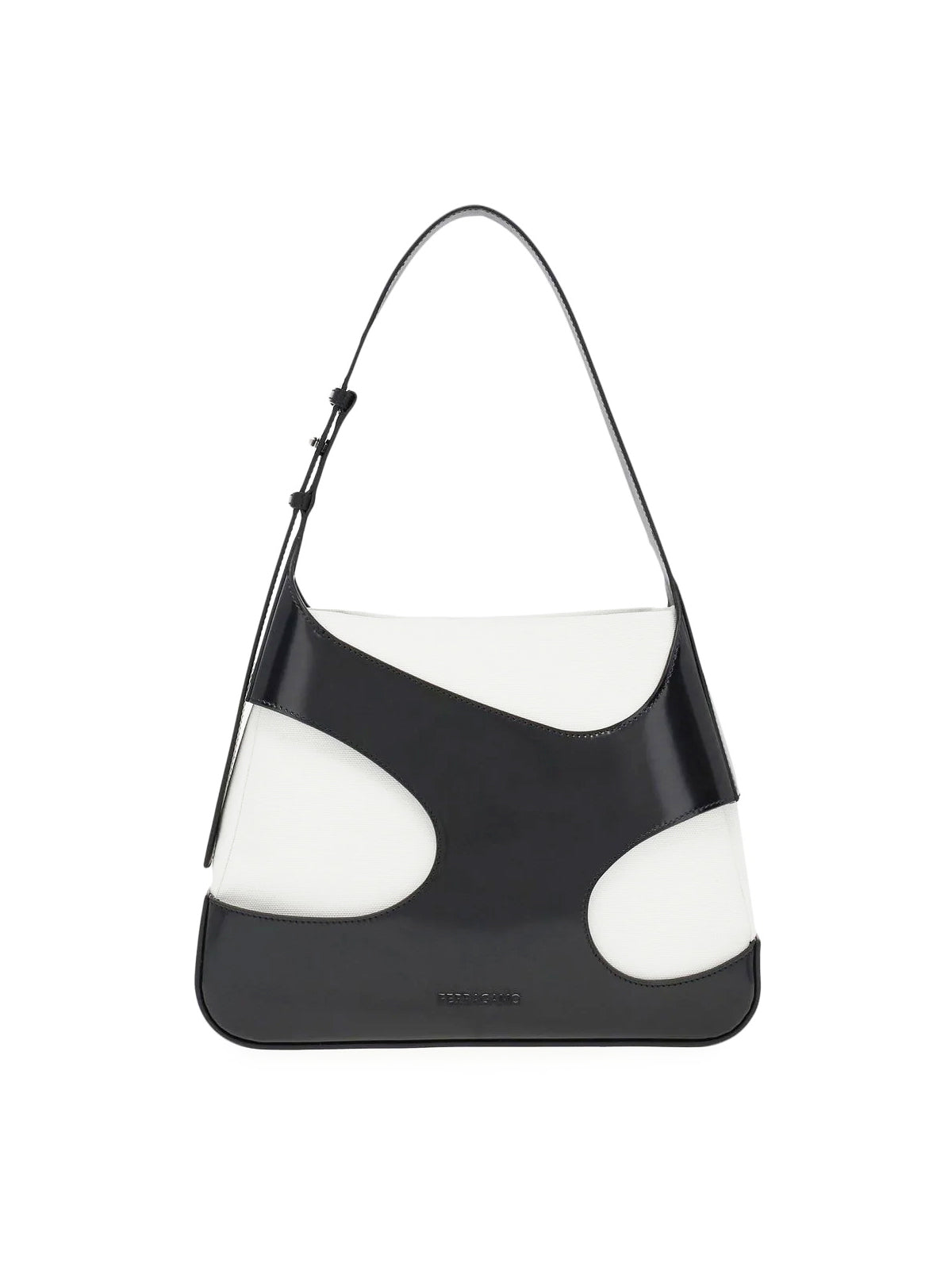 Ferragamo Cut Out Detail Mini Shoulder Handbag 27x22x7 CM