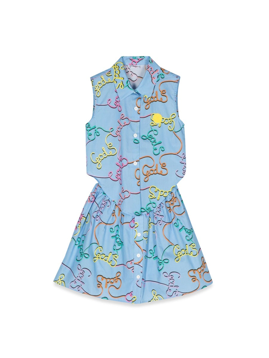 GCDS Girls' Mini Blouse and Skirt Set - Spring/Summer Collection