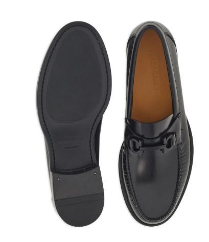 Ferragamo Premium Leather Slip-On Moccasins for Men