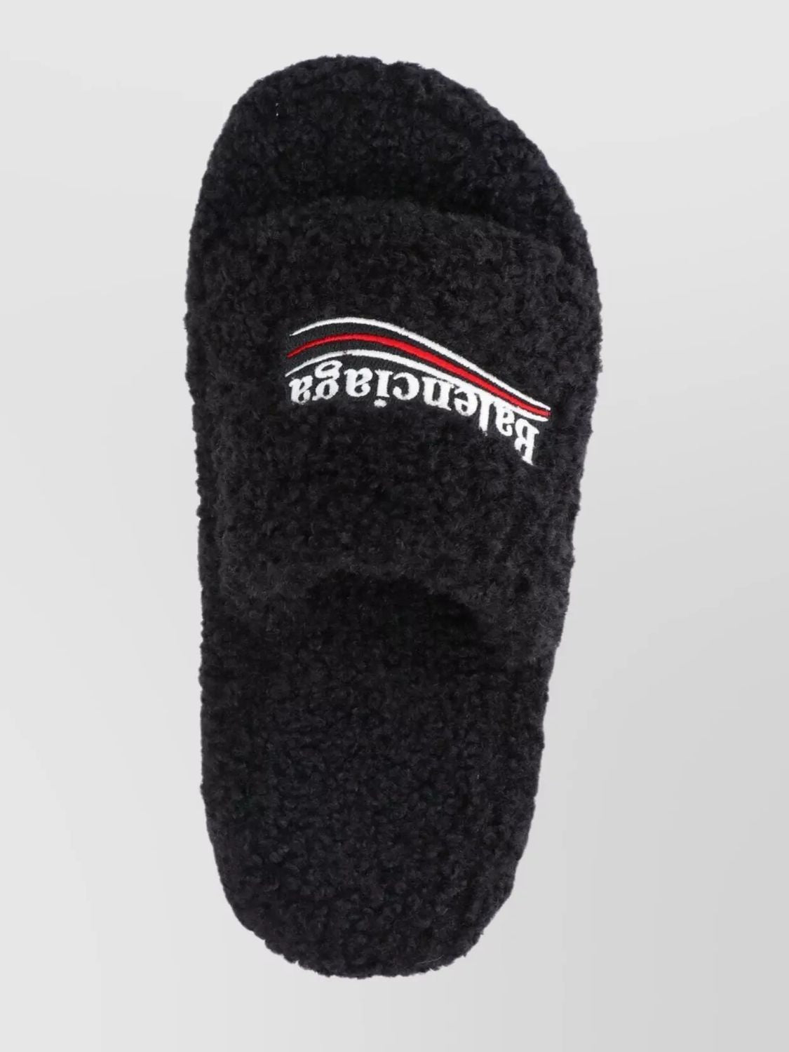 BALENCIAGA Furry Platform Sandals