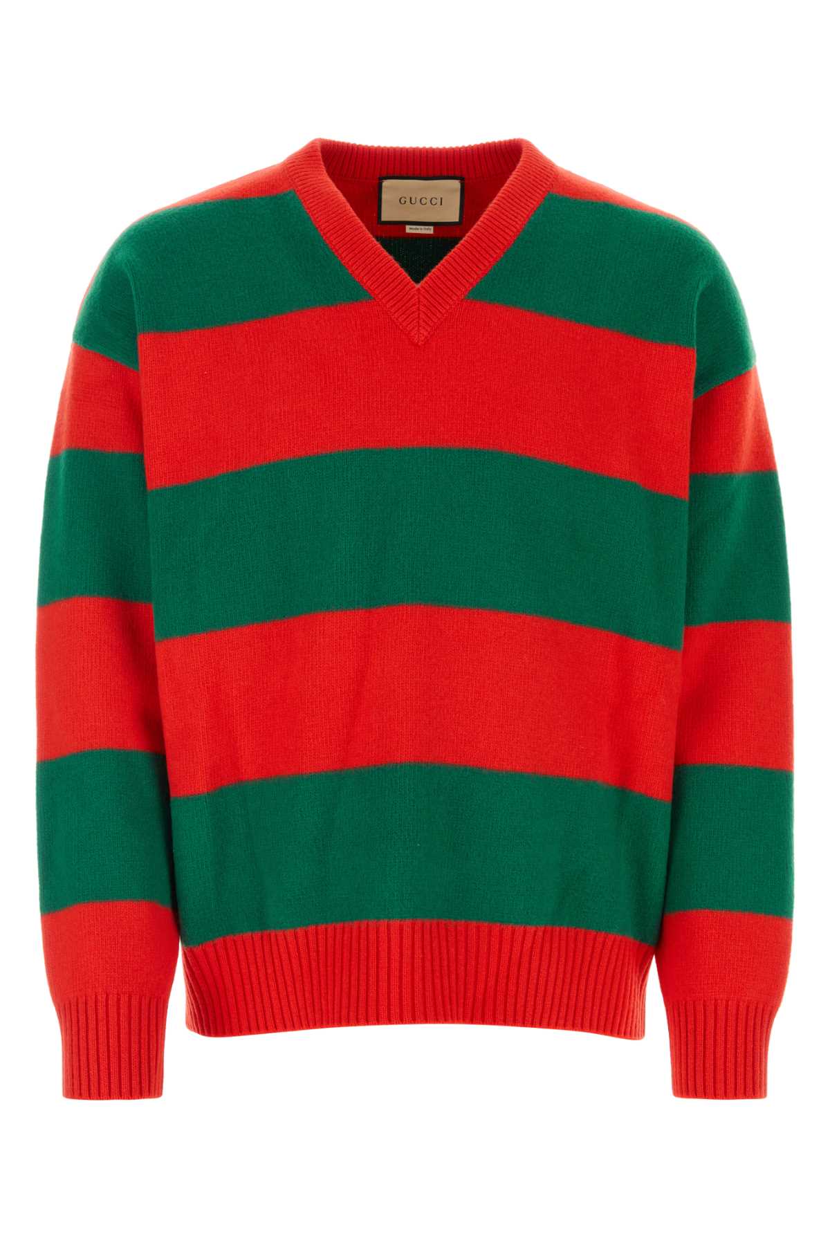 GUCCI Embroidered Stretch Wool Blend Sweater for Men