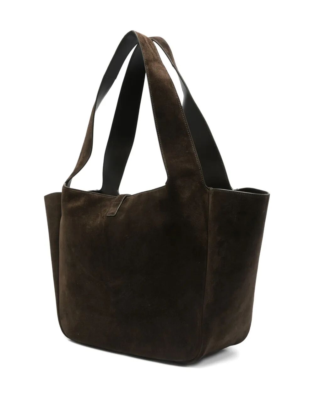 SAINT LAURENT Tote Handbag with Logo Plaque