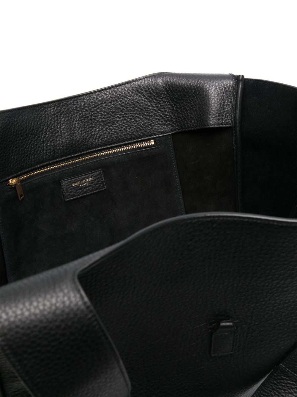 SAINT LAURENT Leather Shopping Handbag