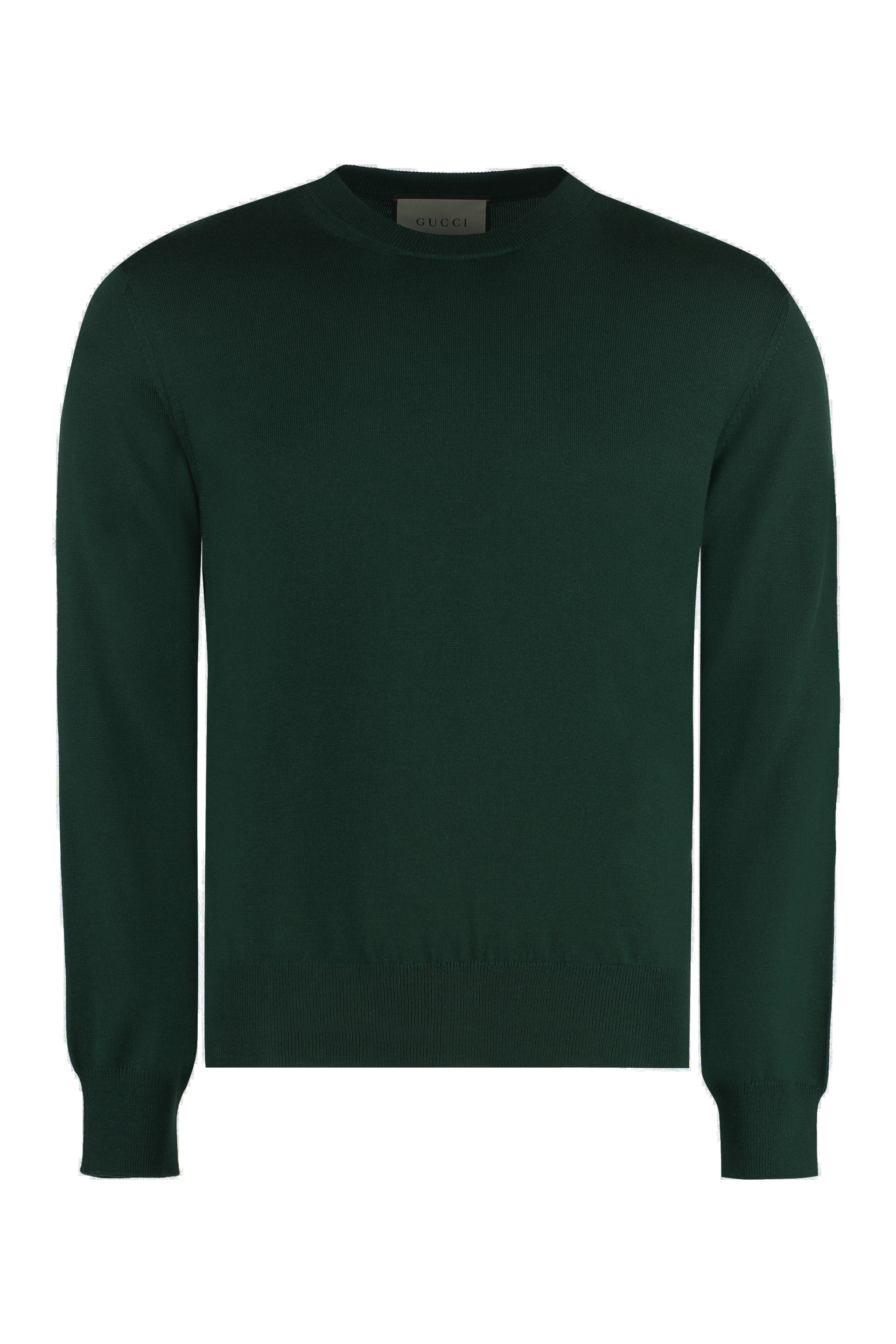 GUCCI Crew-Neck Wool Sweater for Men