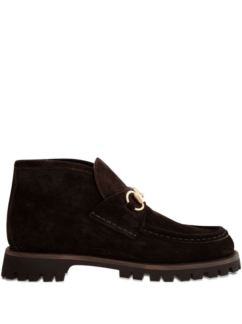 GUCCI Chic Horsebit Suede Ankle Boots for Women