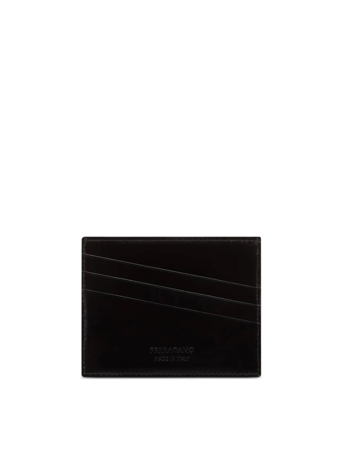Ferragamo Diagonal Logo Mini Credit Card Case 10x8 cm