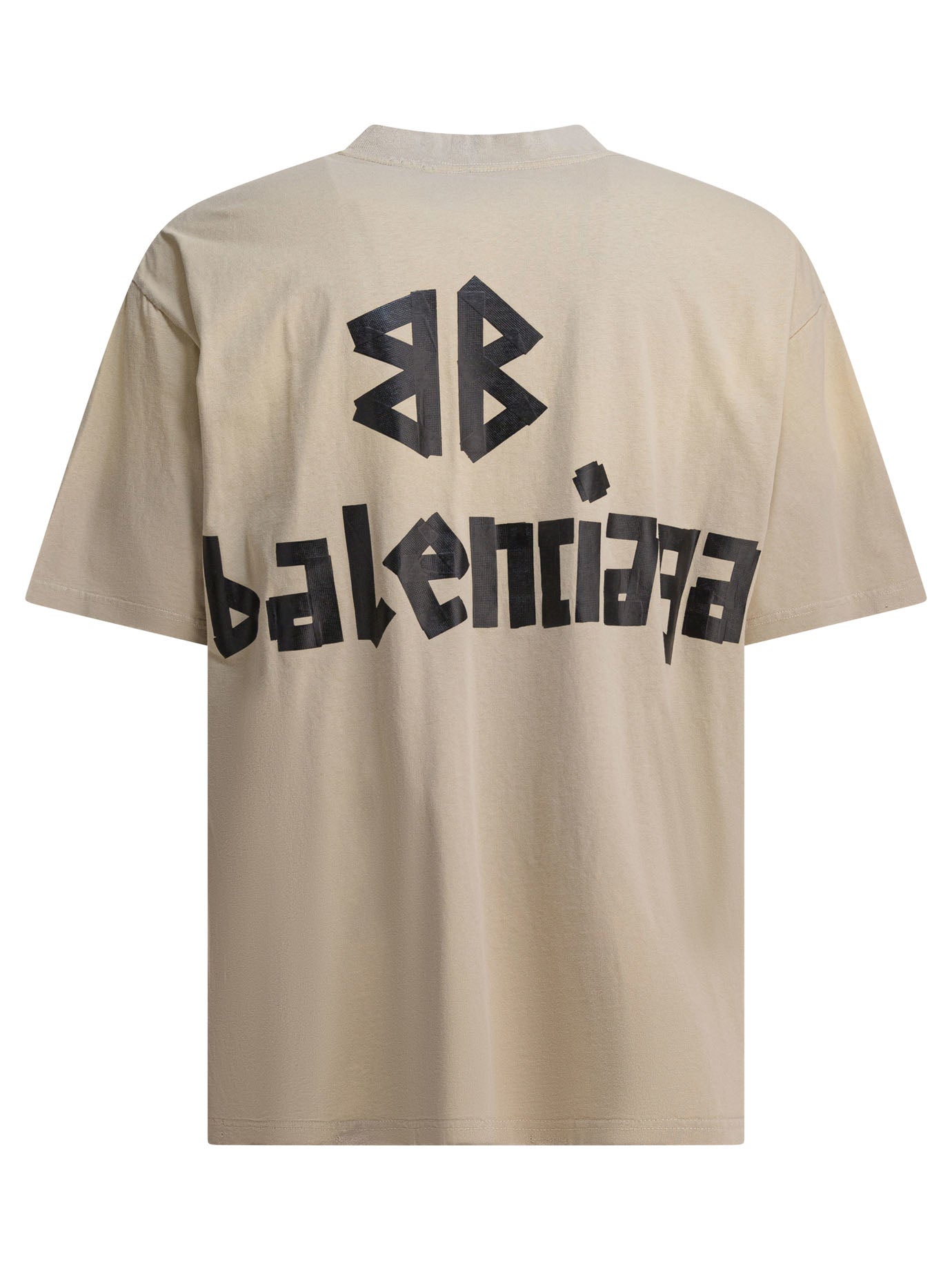 BALENCIAGA Medium Fit Cotton T-Shirt for Men