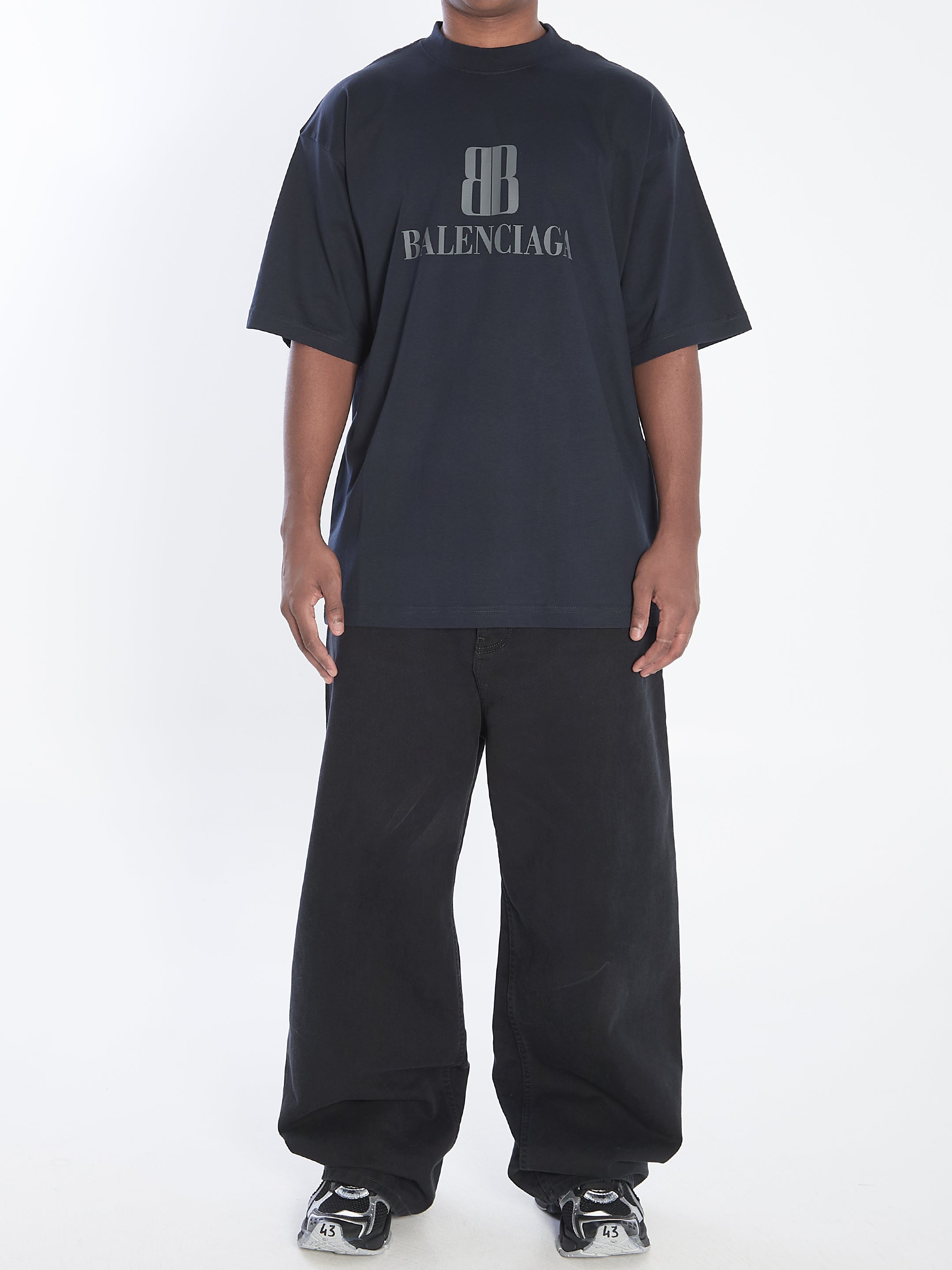 BALENCIAGA Essential Cotton Crew-Neck T-Shirt