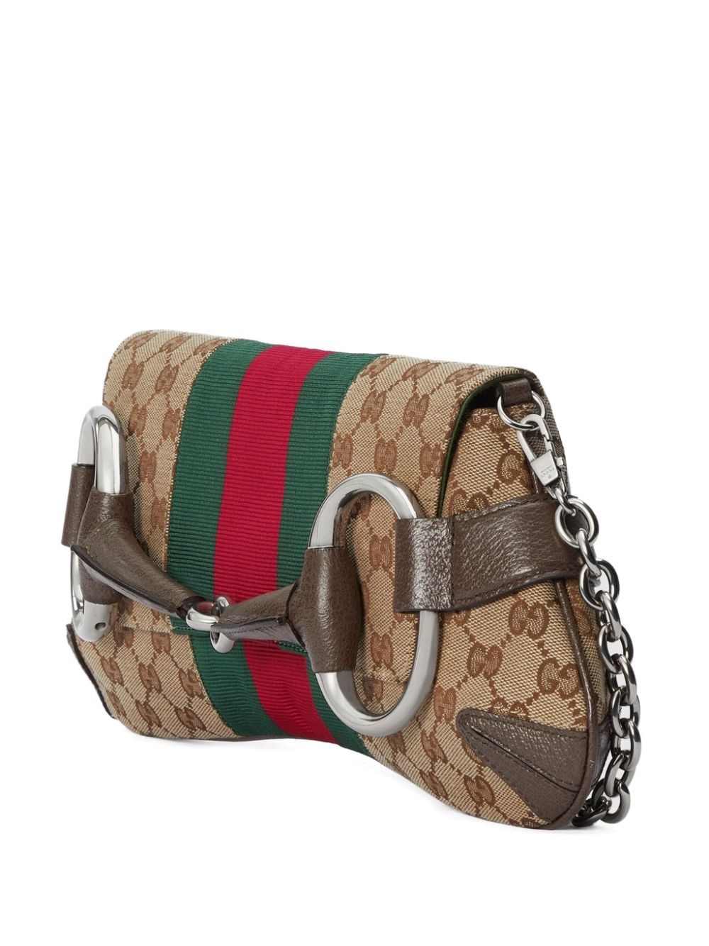 GUCCI Medium Horsebit Chain Shoulder Handbag