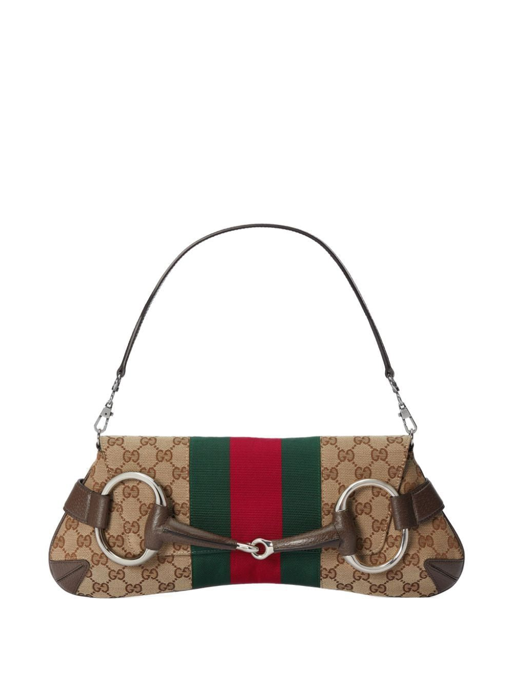 GUCCI Medium Horsebit Chain Shoulder Handbag