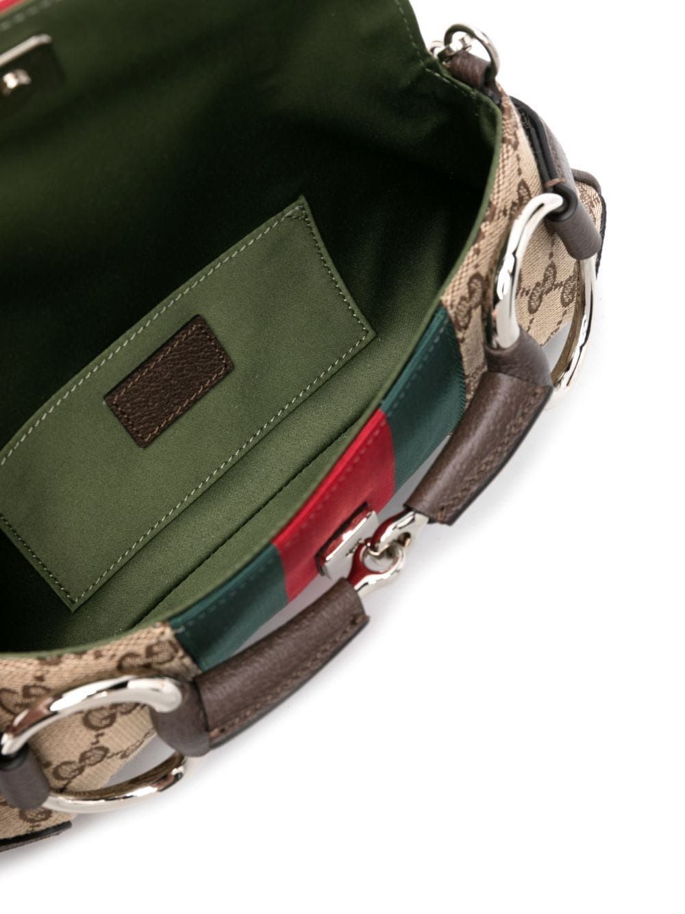 GUCCI Mini Horsebit Chain Shoulder Handbag