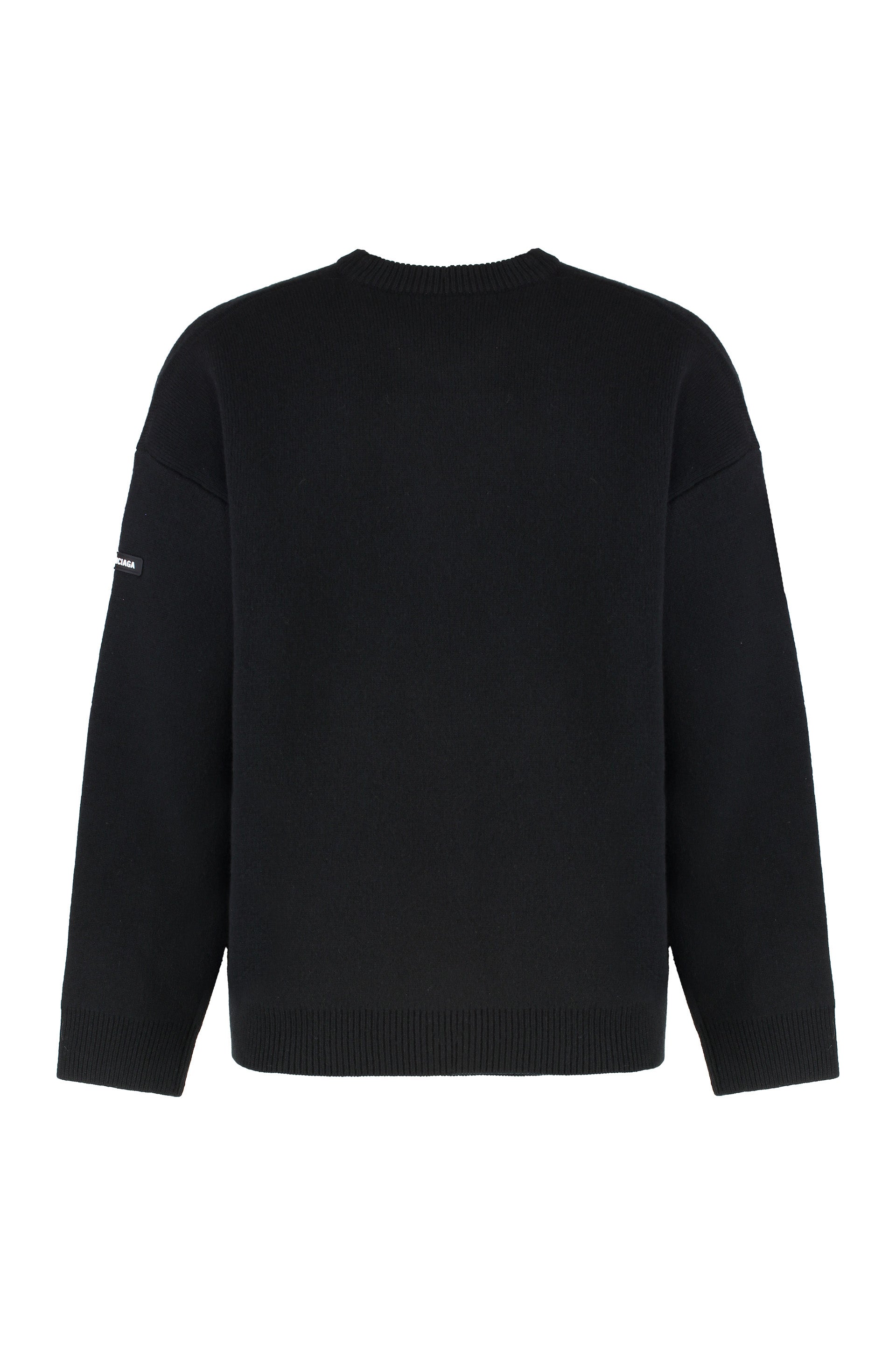 BALENCIAGA Crew-Neck Wool Sweater for Men - FW25