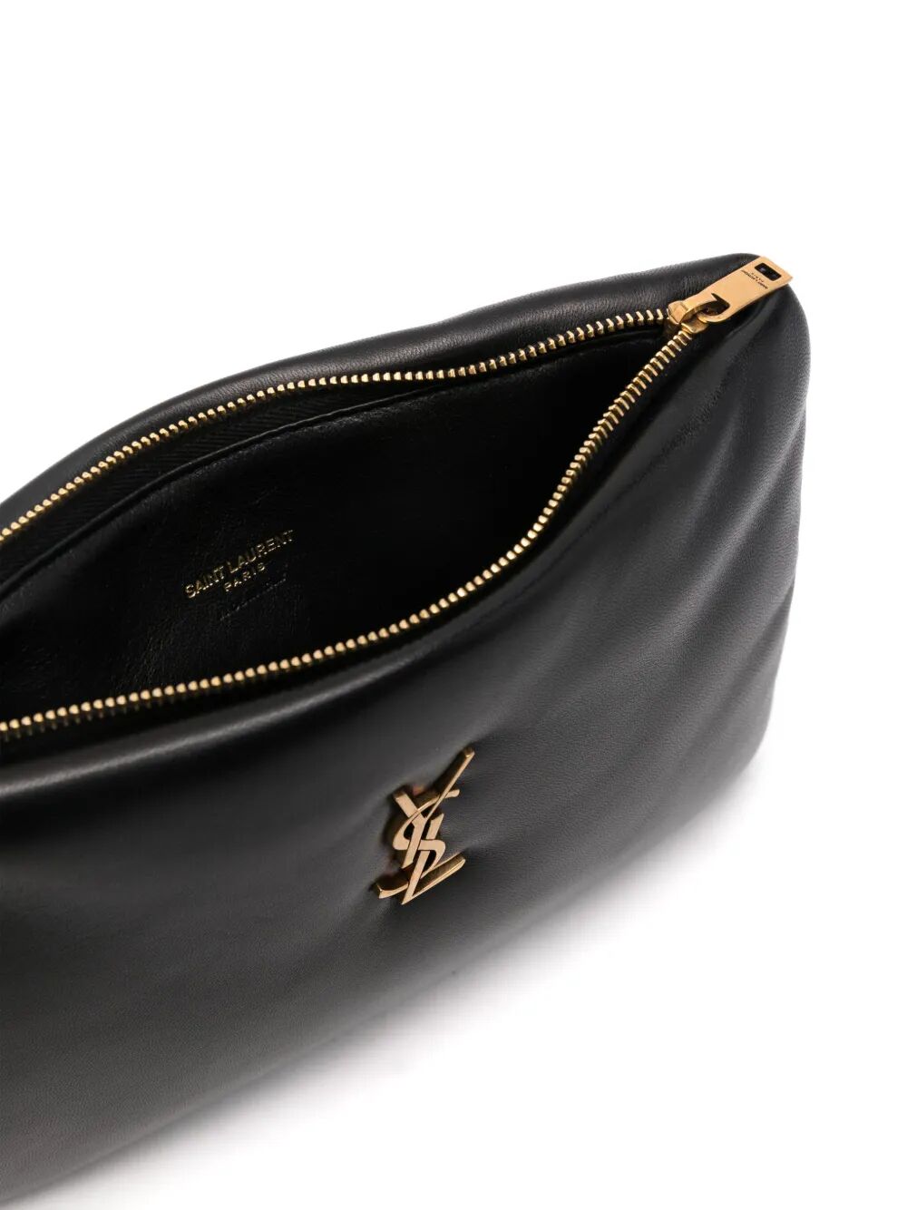 SAINT LAURENT Mini Calypso Small Pouch Handbag in Luxurious Lambskin