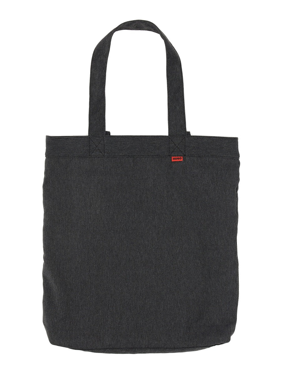 HUGO Logo Tote Handbag with Double Handle