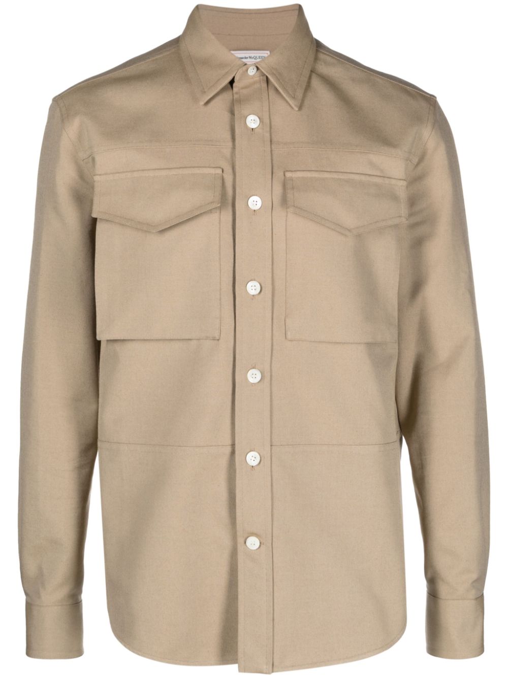 ALEXANDER MCQUEEN Utility Collared Cargo Shirt
